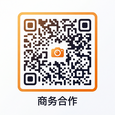 学生情侣商务合作二维码